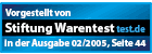 Stiftung Warentest: Patrone für EPSON (ersetzt T037040), color (c/m/y)