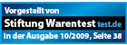 Stiftung Warentest: Patrone für Brother  LC-970BK/LC-1000BK, black