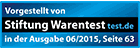 Stiftung Warentest: Patrone für Epson (ersetzt T1631 / 16XL), black