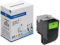 iColor Kompatibler Toner für Lexmark 80C2SK0, black; Kompatible Toner Cartridges für Kyocera Laserdrucker 