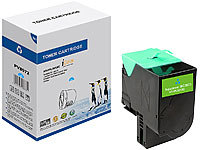 iColor Kompatibler Toner für Lexmark 80C2SC0, cyan; Kompatible Toner Cartridges für Kyocera Laserdrucker 