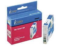 iColor Patrone für EPSON (ersetzt T04414010), black; Kompatible Druckerpatronen für Canon-Tintenstrahldrucker 