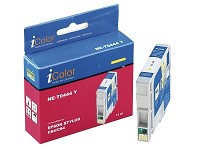 iColor Patrone für EPSON (ersetzt T04444010), yellow; Kompatible Druckerpatronen für Canon-Tintenstrahldrucker 
