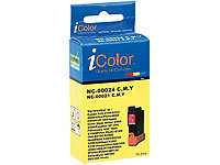 iColor Patrone für CANON (ersetzt BCI-24C/21C), color; Kompatible Toner-Cartridges für Brother-Laserdrucker 