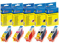 iColor ColorPack für CANON (ersetzt PGI-5BK/CLI-8BK/C/M/Y), mit Chip; Kompatible Druckerpatronen für Canon-Tintenstrahldrucker Kompatible Druckerpatronen für Canon-Tintenstrahldrucker 