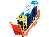 iColor 4er-Pack für CANON (ersetzt CLI-521C), cyan mit CHIP; Kompatible Toner-Cartridges für Brother-Laserdrucker 