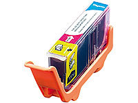 iColor 4er-Pack für CANON (ersetzt CLI-521M), magenta mit CHIP; Kompatible Druckerpatronen für Epson Tintenstrahldrucker 