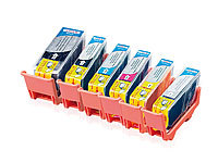 iColor ColorPack CANON (ersetzt PGI-525BK/CLI-526BK/C/M/Y/GY) mit Chip; Kompatible Druckerpatronen für Epson Tintenstrahldrucker Kompatible Druckerpatronen für Epson Tintenstrahldrucker Kompatible Druckerpatronen für Epson Tintenstrahldrucker Kompatible Druckerpatronen für Epson Tintenstrahldrucker 