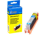 iColor Patrone für CANON (ersetzt CLI-551C XL), cyan mit CHIP; Kompatible Druckerpatronen für Epson Tintenstrahldrucker Kompatible Druckerpatronen für Epson Tintenstrahldrucker 