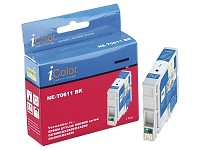 iColor Tintenpatrone für EPSON (ersetzt T06114010), black; Kompatible Druckerpatronen für Canon-Tintenstrahldrucker 