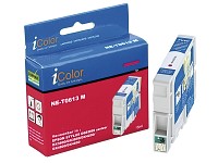 iColor Tintenpatrone für EPSON (ersetzt T06134010), magenta; Kompatible Druckerpatronen für Canon-Tintenstrahldrucker 
