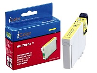 iColor Patrone für EPSON (ersetzt T08044010), yellow; Kompatible Druckerpatronen für Brother-Tintenstrahldrucker 