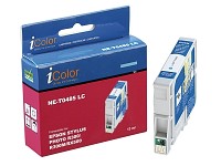 iColor Patrone für EPSON (ersetzt T04854010), light-cyan; Kompatible Druckerpatronen für Brother-Tintenstrahldrucker 