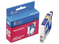 iColor Patrone für EPSON (ersetzt T05494010), blue (blau); Kompatible Druckerpatronen für Canon-Tintenstrahldrucker 