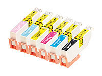 iColor ColorPack für Epson (ersetzt T2438 / 24XL), BK/C/M/Y/LC/LM; Kompatible Druckerpatronen für Epson Tintenstrahldrucker Kompatible Druckerpatronen für Epson Tintenstrahldrucker 