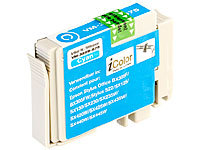 iColor Tintenpatrone für Epson (ersetzt T1282), cyan; Kompatible Toner-Cartridges für HP-Laserdrucker Kompatible Toner-Cartridges für HP-Laserdrucker 