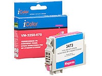 iColor Tintenpatrone für Epson-Drucker (ersetzt T3473 / 34XL), magenta, 14 ml; Kompatible Toner-Cartridges für HP-Laserdrucker Kompatible Toner-Cartridges für HP-Laserdrucker Kompatible Toner-Cartridges für HP-Laserdrucker 