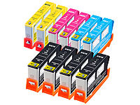 iColor 10er-ColorPack für HP (ersetzt No.364XL), BK/C/M/Y; Kompatible Druckerpatronen für Epson Tintenstrahldrucker 