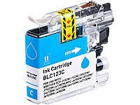 iColor Tinten-Patrone für Brother-Drucker (ersetzt LC-123C), cyan (blau); Kompatible Toner-Cartridges für HP-Laserdrucker Kompatible Toner-Cartridges für HP-Laserdrucker Kompatible Toner-Cartridges für HP-Laserdrucker 