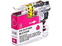 iColor Tinten-Patrone für Brother-Drucker (ersetzt LC-123M), magenta (rot); Kompatible Toner-Cartridges für HP-Laserdrucker Kompatible Toner-Cartridges für HP-Laserdrucker Kompatible Toner-Cartridges für HP-Laserdrucker 