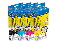 iColor ColorPack für Brother (ersetzt LC-123), BK/C/M/Y; Kompatible Toner-Cartridges für HP-Laserdrucker Kompatible Toner-Cartridges für HP-Laserdrucker Kompatible Toner-Cartridges für HP-Laserdrucker 