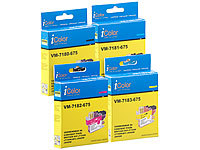 iColor Tinten-Patronen ColorPack LC-3211 für Brother-Drucker, BK/C/M/Y