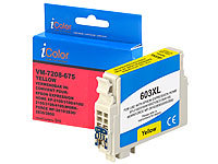 iColor Tintenpatrone für Epson-Drucker (ersetzt C13T03A44010 / 603XL), yellow