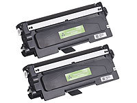 iColor Kompatibler Toner für Brother TN-2320, black, 2er-Set; Kompatible Toner-Cartridges für HP-Laserdrucker 