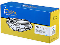 iColor Kompatibler Toner W2071A für HP (ersetzt No.117A), cyan; Kompatible Toner-Cartridges für Brother-Laserdrucker 