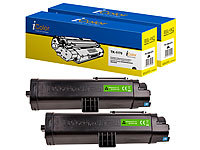 iColor 2er-Set Toner-Kartuschen TK-1170 für Kyocera-Laserdrucker, black; Kompatible Toner-Cartridges für HP-Laserdrucker 