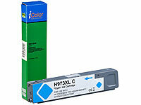 iColor Tintenpatrone für HP (ersetzt HP 973X), cyan; Kompatible Druckerpatronen für Epson Tintenstrahldrucker 