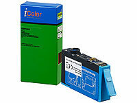 iColor Tintenpatrone für HP (ersetzt HP 912XL), cyan; Kompatible Druckerpatronen für Epson Tintenstrahldrucker 