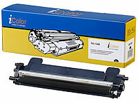 iColor Toner für Kyocera-Laserdrucker (ersetzt TK-1248), black (schwarz); Kompatible Druckerpatronen für Epson Tintenstrahldrucker 