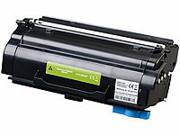 iColor Toner für Lexmark (ersetzt 55B2H00 / 55B2H0E), black (schwarz); Kompatible Toner Cartridges für Kyocera Laserdrucker 