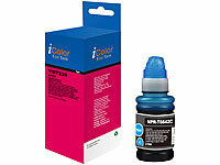 iColor Nachfüll-Tinte für Epson, ersetzt Epson C13T664240, cyan (blau); Kompatible Druckerpatronen für Epson Tintenstrahldrucker 