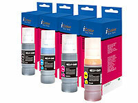 iColor Nachfüll-Tinten ColorPack für Epson, ersetzt C13T00P140-440, BK/C/M/Y; Kompatible Druckerpatronen für Epson Tintenstrahldrucker 