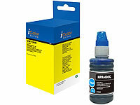 iColor Nachfüll-Tinte für Canon, ersetzt Canon GI-490C, cyan (blau); Kompatible Druckerpatronen für Epson Tintenstrahldrucker 