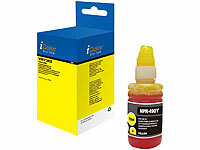 iColor Nachfüll-Tinte für Canon, ersetzt Canon GI-490Y, yellow (gelb); Kompatible Druckerpatronen für Epson Tintenstrahldrucker 