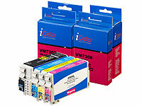 iColor Tintenpatronen ColorPack für Epson (ersetzt 408XL), BK/C/M/Y; Kompatible Druckerpatronen für Epson Tintenstrahldrucker 
