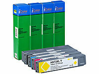 iColor Tintenpatrone für HP (ersetzt HP 973X), bk, c, m, y; Kompatible Druckerpatronen für Epson Tintenstrahldrucker 