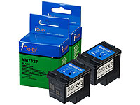 iColor 2er-Set Tintenpatronen für HP (ersetzt HP 305XL), black; Kompatible Druckerpatronen für Epson Tintenstrahldrucker 