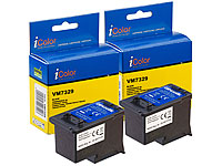iColor 2er-Set Tintenpatronen für Canon (ersetzt Canon PG560XL), black; Kompatible Druckerpatronen für Epson Tintenstrahldrucker 