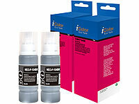 iColor 2er-Set Nachfüll-Tinten für Epson, ersetzt Epson C13T00P140, black; Kompatible Druckerpatronen für Epson Tintenstrahldrucker 