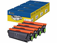 iColor Toner für HP-Laserdrucker, ersetzt W2120A, bk,c,m,y; Kompatible Druckerpatronen für Epson Tintenstrahldrucker 