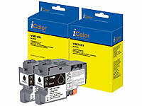 iColor 2er-Set Tinte für Brother, ersetzt LC427XLBK, schwarz, bis 12000Seiten; Kompatible Druckerpatronen für Canon-Tintenstrahldrucker Kompatible Druckerpatronen für Canon-Tintenstrahldrucker 