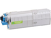iColor Kompatible Toner-Kartusche für OKI 46490607, cyan (blau); Kompatible Toner-Cartridges für HP-Laserdrucker 