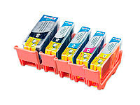 iColor ColorPack CANON (ersetzt PGI-525BK/CLI-526BK/C/M/Y), mit Chip; Kompatible Toner-Cartridges für HP-Laserdrucker Kompatible Toner-Cartridges für HP-Laserdrucker Kompatible Toner-Cartridges für HP-Laserdrucker Kompatible Toner-Cartridges für HP-Laserdrucker 