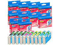 iColor 10er-ColorPack für Epson (ersetzt T0715), BK/C/M/Y; Kompatible Druckerpatronen für Epson Tintenstrahldrucker 