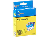 iColor Tinten-Patrone LC-3211C für Brother-Drucker, cyan (blau)