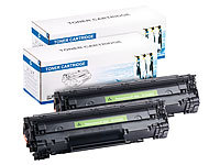 iColor HP CE285A / No.85A Toner Kompatibel für z.B. Laserjet P 1002, 2er-Set; Kompatible Druckerpatronen für Epson Tintenstrahldrucker 